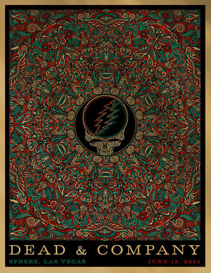 Dead & Co - Gold 'mini print'