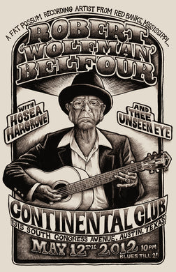 Robert 'Wolfman' Belfour at the Continental Club, Austin