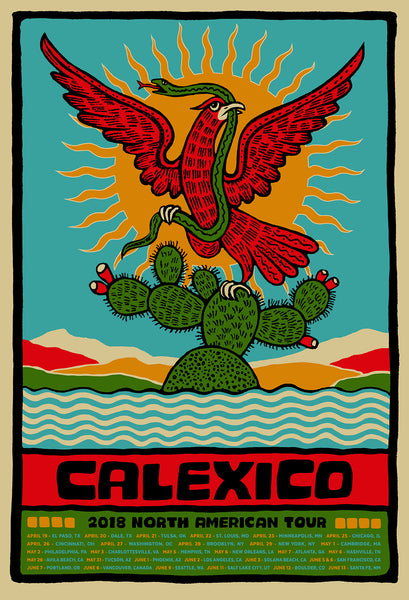 Calexico tour poster