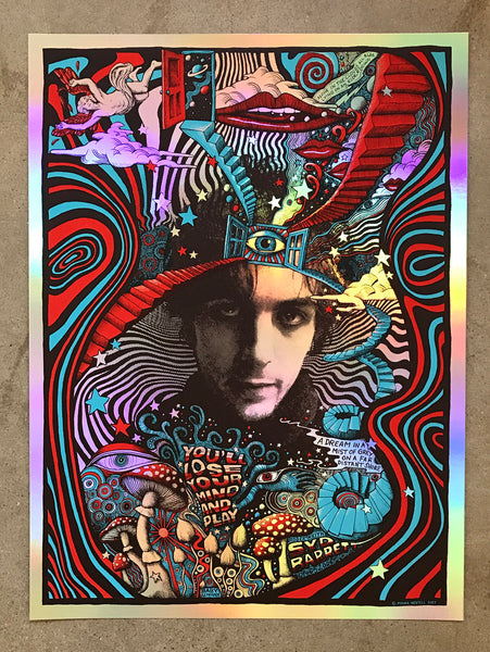 Syd Barrett commemorative print - holographic foil - SOLD OUT!