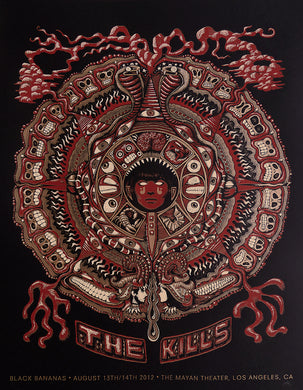 The Kills at Mayan Theater, LA (black variant)