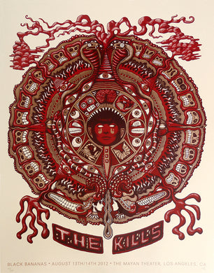 The Kills at Mayan Theater, LA (cream variant)