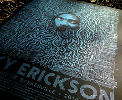 Roky Erickson 'Circuit Board' Poster (BLACK)